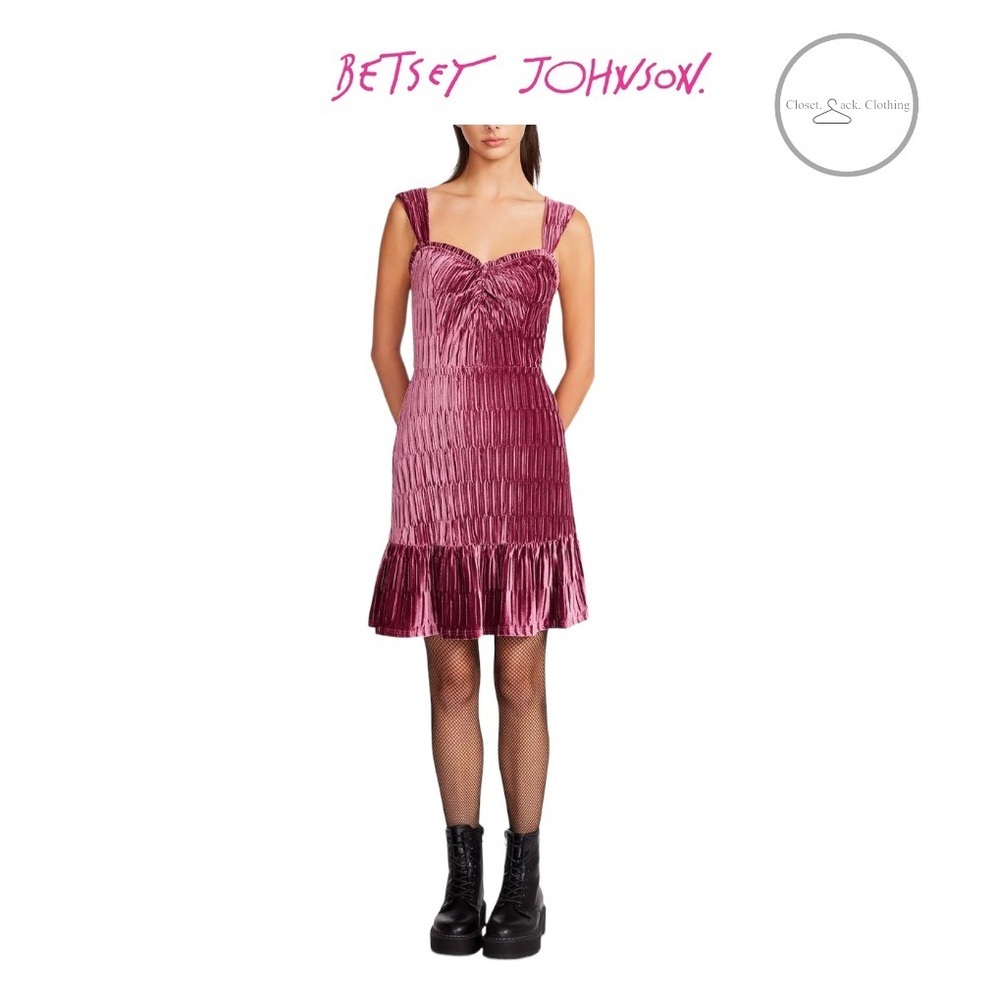 Betsey Johnson Velvet Dress Size XS